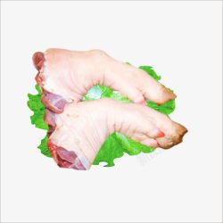 新鲜蟹腿肉生鲜猪蹄高清图片