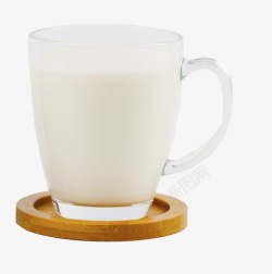 牛奶饮品背景一杯牛奶高清图片
