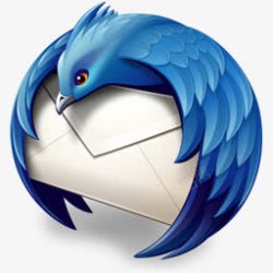 蓝色的邮箱老鹰寄信高清图片