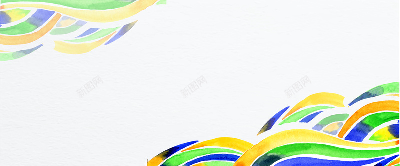 里约奥运会主题背景banner矢量图背景