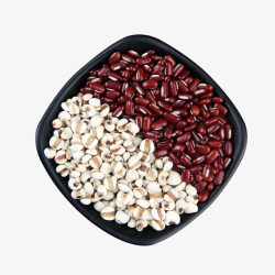 红豆薏米混合粉红豆薏米食材高清图片