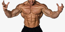 腹部运动水彩运动健身的男士高清图片