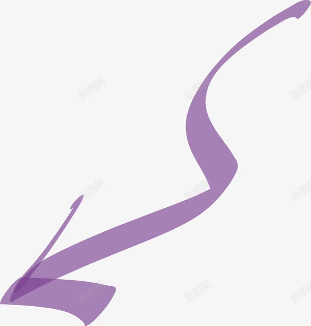 紫色手绘马克笔笔刷箭头png免抠素材_新图网 https://ixintu.com 矢量png 笔刷 紫色 紫色箭头 马克笔 马克笔笔刷