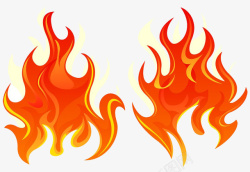 火焰字母S创意红色双重火焰高清图片
