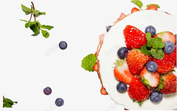 水果蛋糕png免抠素材_新图网 https://ixintu.com 奶油 奶油蛋糕 尝鲜优惠 新品上市 新鲜上市 新鲜出炉 水果蛋糕 玫瑰花蛋糕 纯手工制作 草莓 蓝莓