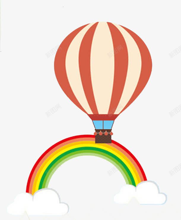 彩虹气球png免抠素材_新图网 https://ixintu.com 儿童海报装饰 开学季卡通装饰 悬浮 漂浮物