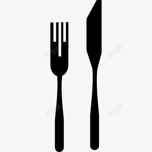 餐具鱼图标png_新图网 https://ixintu.com 两 刀 切割 叉 吃 工具和器具 轮廓 餐具