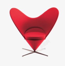 实木单人沙发心形的沙发椅子高清图片