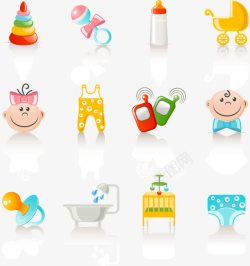 婴儿玩具可爱婴儿物品主题高清图片