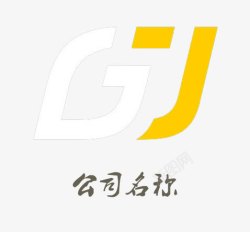 木纹创意字母J公司首字母logo图标高清图片
