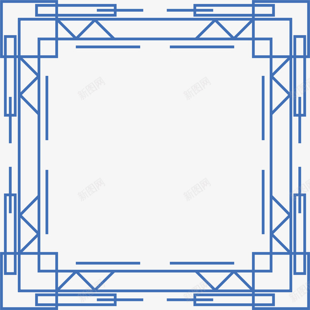 简约纹理边框纹理矢量图ai免抠素材_新图网 https://ixintu.com 传统几何图案装饰 传统花纹 佛教花纹 几何纹理边框 纹理 道教花纹 矢量图