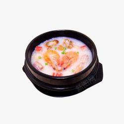砂锅粥美容养颜养身海鲜粥高清图片