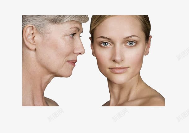 皮肤衰老对比png免抠素材_新图网 https://ixintu.com 产品商业 免抠 宣传 对比 海报 皮肤表皮 皮肤衰老 设计