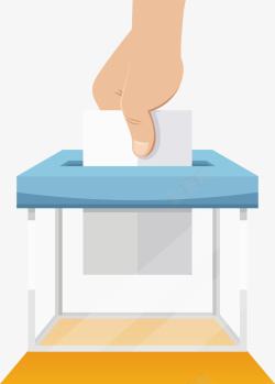 选举箱透明的选举投票箱矢量图高清图片