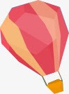 不规则立体气球png免抠素材_新图网 https://ixintu.com 不规则 气球 立体 红色
