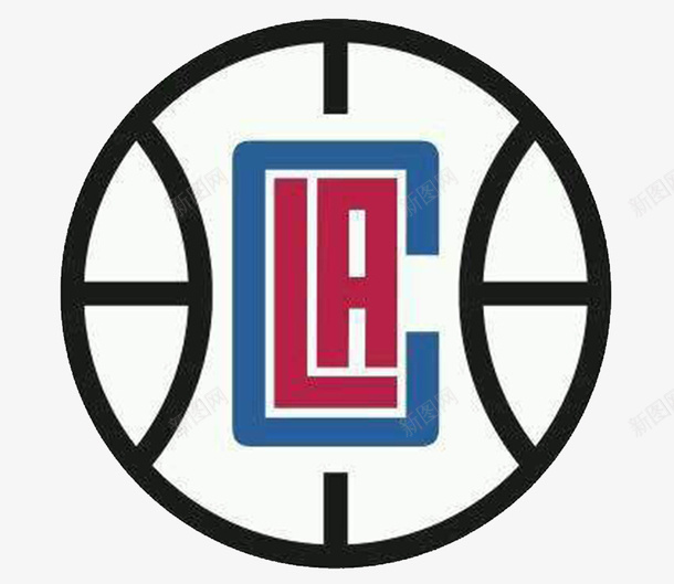 NBA洛杉矶快船标志图标png_新图网 https://ixintu.com LOGO设计 nba球队logo 字母 平面设计 徽章 标志 球队标志 篮球 美职篮 队徽