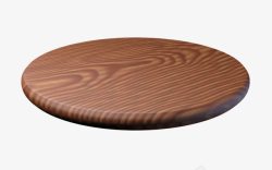 棕色木夹子棕色木质纹理木圆盘实物高清图片