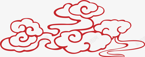 卡通云彩png免抠素材_新图网 https://ixintu.com 云朵 卡通 如意云 如意云头 如意云朵 如意云纹 如意形状 玉如意云朵 玉如意图案