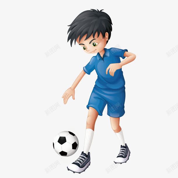 踢球png免抠素材_新图网 https://ixintu.com PNG免抠图下载 儿童 卡通 小学生 球场 装饰