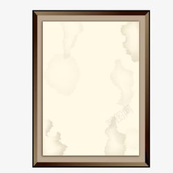 金箔纸裱框复古相框高清图片