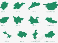 各省中国全国各省地图高清图片