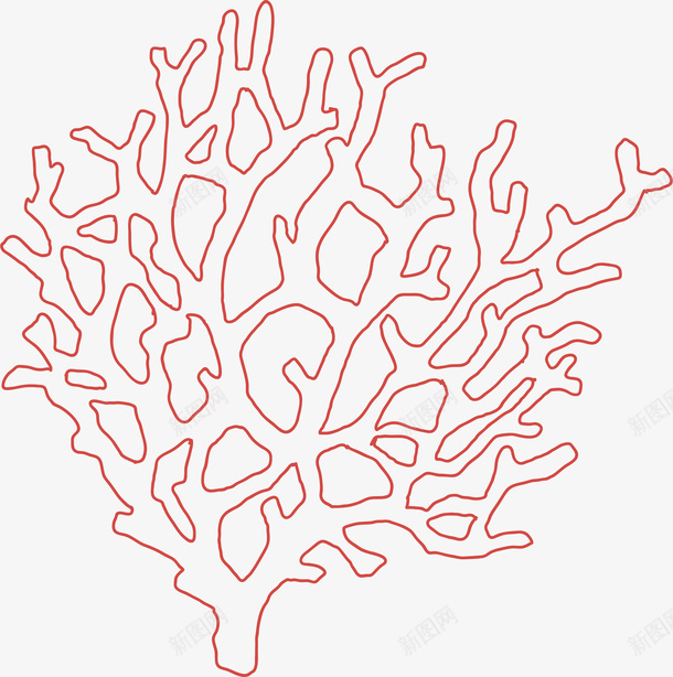 卡通装饰线条海洋生物海报珊png免抠素材_新图网 https://ixintu.com 动物插画 卡通海洋生物 卡通装饰线条海洋生物海报设计珊瑚免费下载 广告设计 旅游宣传册设计 海报设计 珊瑚 简笔画线条海洋生物