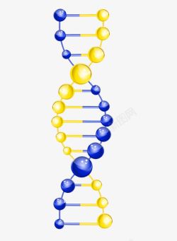 蓝色基因链蓝色基因检测DNA链高清图片