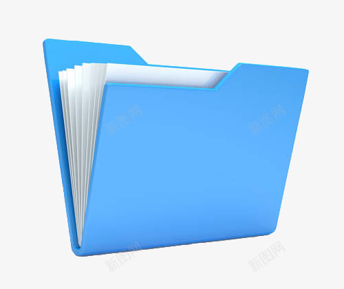 蓝色文件夹png免抠素材_新图网 https://ixintu.com 企业文件夹 几何 文件夹 文档储存 矢量手绘 蓝色