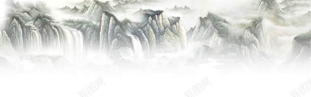 气势水墨山水海报背景jpg设计背景_新图网 https://ixintu.com banner 浅色 淘宝背景 简约 背景