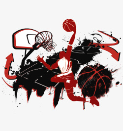 少儿体育篮球海报背景高清图片