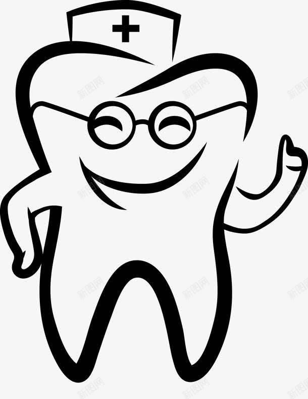 卡通戴眼镜的微笑牙医生png免抠素材_新图网 https://ixintu.com 人体器官 图案 微笑 微笑表情 手绘牙齿 清洁 牙 牙齿 牙齿微笑 牙齿笑容 矢量牙齿