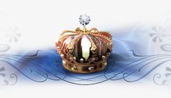 戴皇冠的国王华丽皇冠PSD高清图片