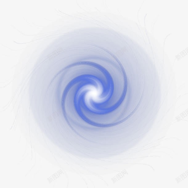 蓝色漩涡光效绚丽png免抠素材_新图网 https://ixintu.com 漩涡 绚丽 蓝色