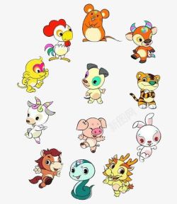 生肖图像12生肖图高清图片