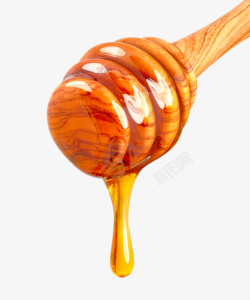 修容棒实物创意蜂蜜棒滴落的蜂蜜高清图片