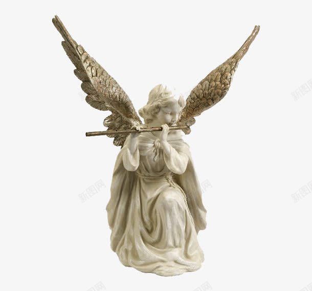 上帝的使者png免抠素材_新图网 https://ixintu.com 上帝的使者 天使 神话人物 翅膀 雕塑