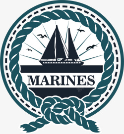 海军标志PNG麻绳海军标志矢量图高清图片