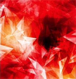 红色菱形缤纷炫彩几何三角菱形背景图案图高清图片