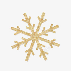 雪花形状钻石项链圣诞节雪花透明元素高清图片