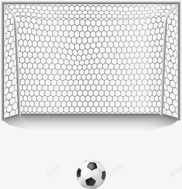 简约灰色足球球网png免抠素材_新图网 https://ixintu.com 世界杯 灰色球框 灰色球网 简约球网 足球球网 黑白足球