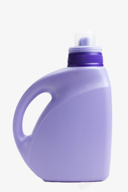 洗衣液背面紫色塑料包装的洗衣液清洁用品实高清图片