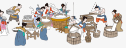 古典故事传统豆腐宣传海报高清图片
