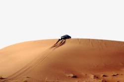 沙漠中的越野车素材