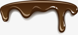 巧克力流体褐色巧克力汁高清图片