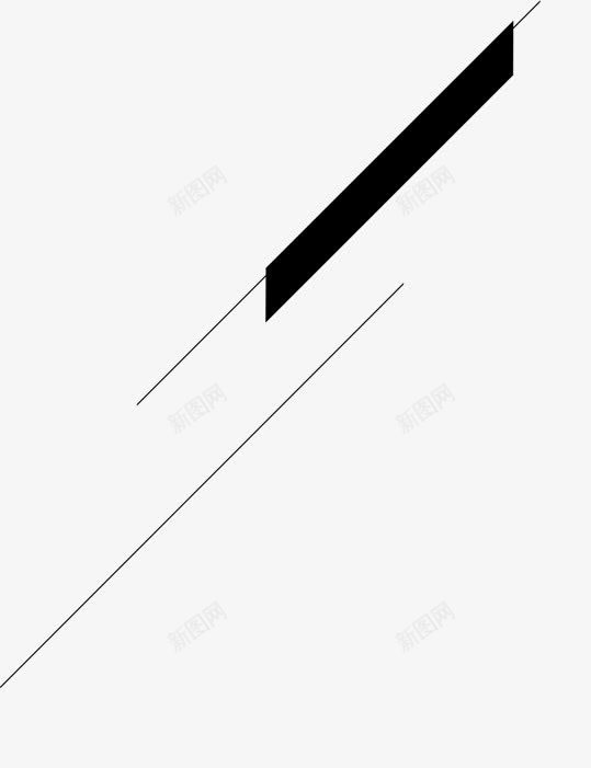 黑色线条几何图png免抠素材_新图网 https://ixintu.com 几何 线条 黑色