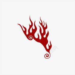 原始松林中国古典火焰纹理高清图片