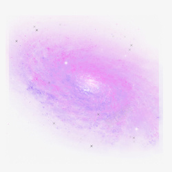 梦幻光芒紫色星云素材