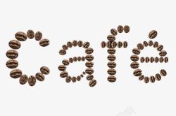 创意咖啡店咖啡字母高清图片