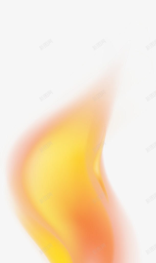 橙色曲线火焰png免抠素材_新图网 https://ixintu.com 效果元素 曲线 橙色 火焰 烛光 燃烧