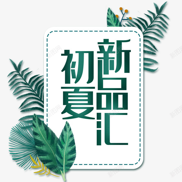 2019年初夏新品汇png免抠素材_新图网 https://ixintu.com 初夏 夏季 新品 新品汇